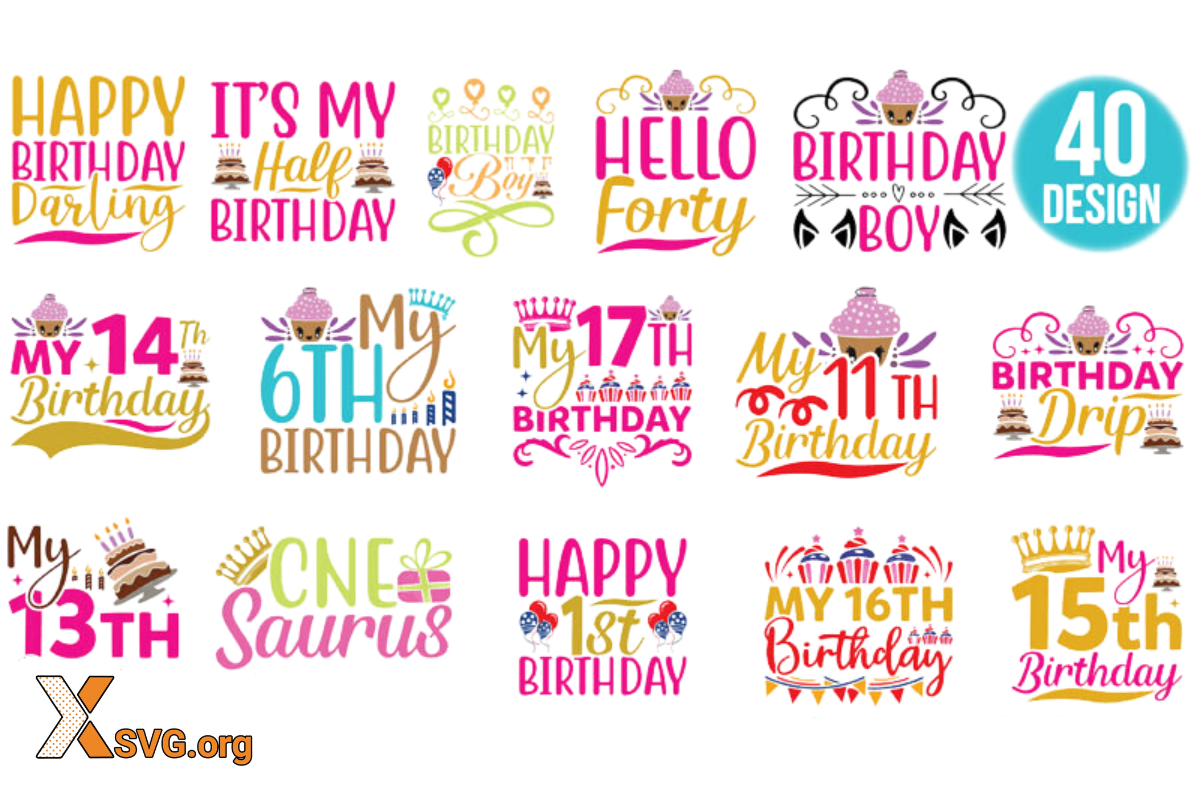 Birthday SVG