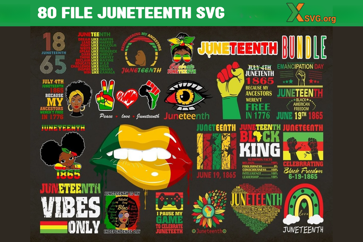 JuneTeenth SVG