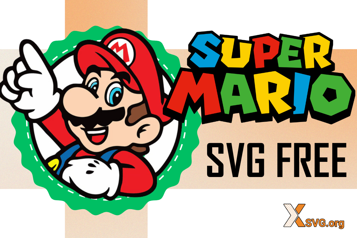 Download our Mario SVG Free: High-Quality and Customizable