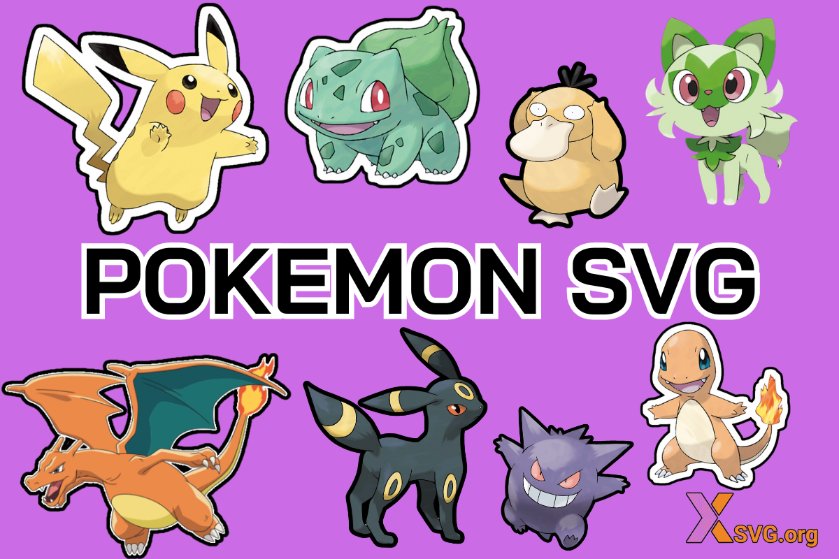 Unleash Your Creativity with Pokemon SVG Free to download