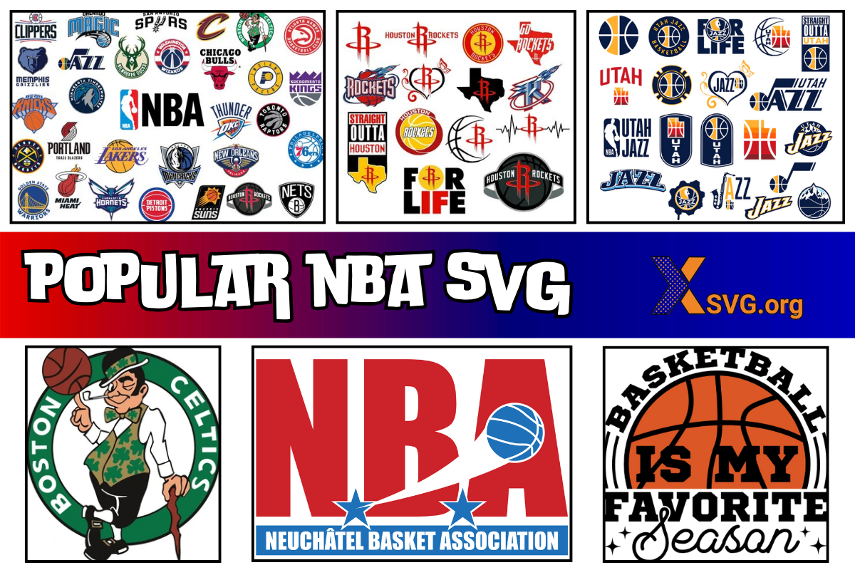 Most popular NBA svg that you can download