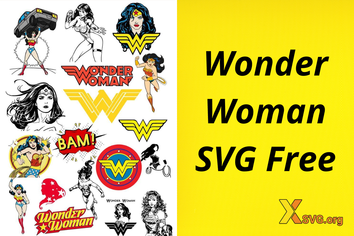 Wonder Woman SVG Free-1