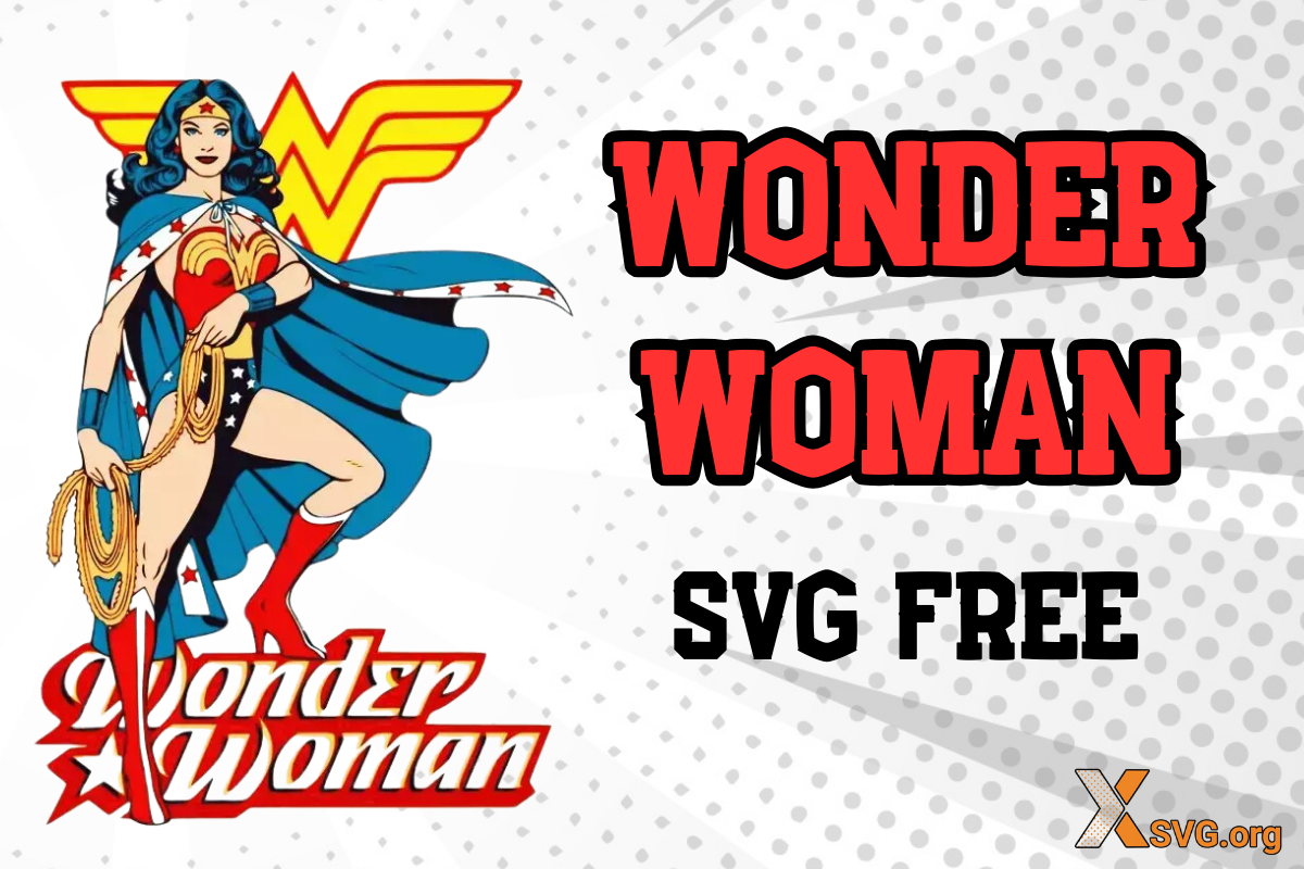 Wonder Woman SVG Free: Empower Your Designs with Feminine Strength